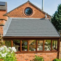lean to solid conservatory roof