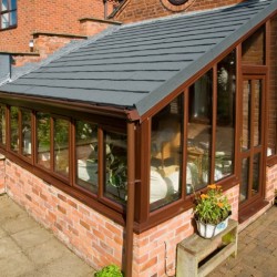 Lean to tiled conservatory roof